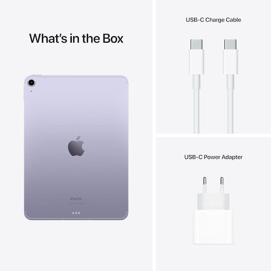 Apple iPad Air 2022 5G 10.9" (8GB/64GB) Purple view 5