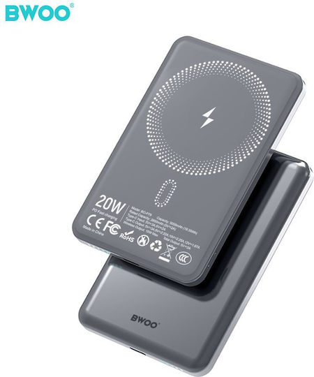 BWOO P79 Power Bank 5000mAh Gray view 2