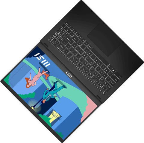 MSI Modern 15 B12MO 15.6" IPS FHD (i7-1255U/16GB/512GB SSD/No OS) Classic Black (UK Keyboard) view 7