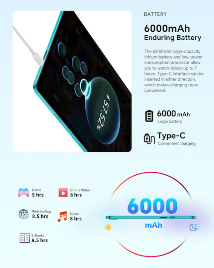 Teclast P30 10.1" Tablet (4GB/128GB) Blue view 7