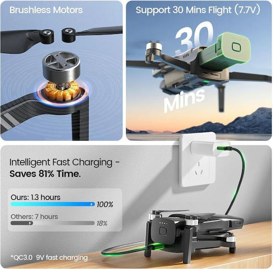 Holy Stone HS900 Drone with 4K Camera and Controller view 3