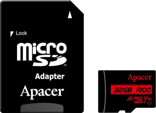 Apacer microSDXC 64GB Class 10 UHS-I 100MB/s with Adapter view 3