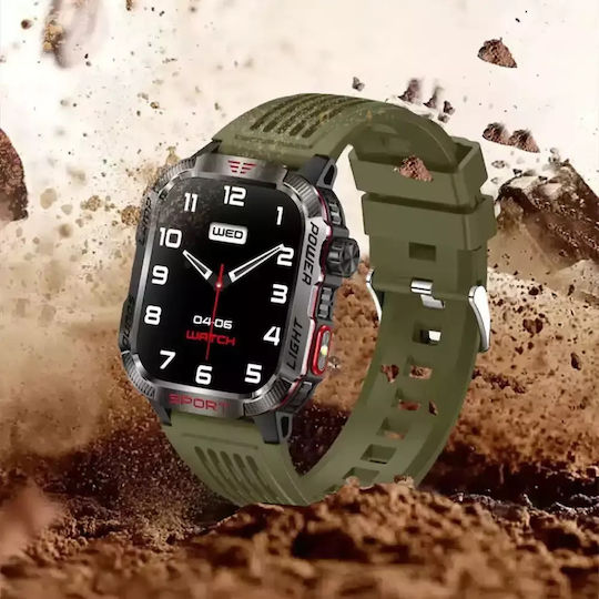 TKY-M5 Smartwatch with Heart Rate Monitor (Green) view 3