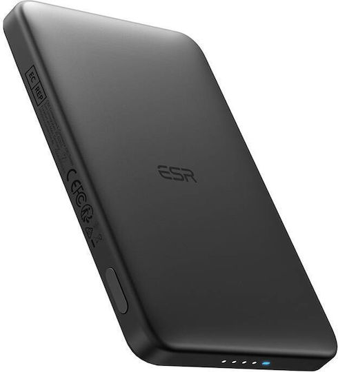 ESR Qi2 MagSlim MagSafe Power Bank 5000mAh 15W Black view 2
