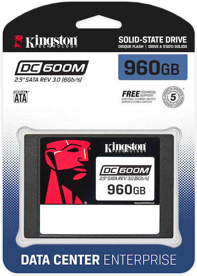 Kingston DC600M SSD 960GB 2.5'' Type with SATA III Connection SEDC600M/960G view 2