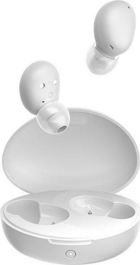 QCY T16 In-ear Bluetooth Handsfree Earphones with Charging Case White view 1