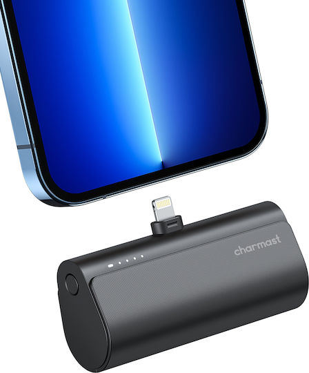 Charmast W0556P Lightning Power Bank 5000mAh 20W Black view 2