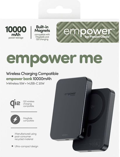 PanzerGlass Empower MagSafe 10000mAh 20W with USB-C Port Black