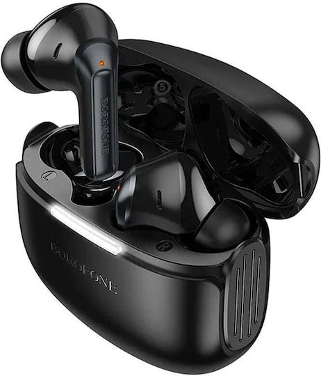Borofone FQ9 Plus In-ear Bluetooth Handsfree Earphones with Charging Case Black view 2