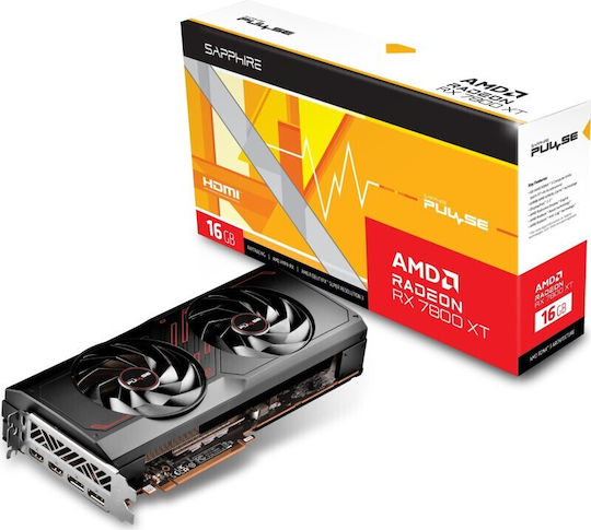 Sapphire Radeon RX 7800 XT 16GB GDDR6 Pulse Gaming Graphics Card view 4