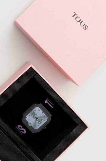 Tous B-Connect Smartwatch with Heart Rate Monitor (Nylon Strap And Lilac Silicone Strap) view 3