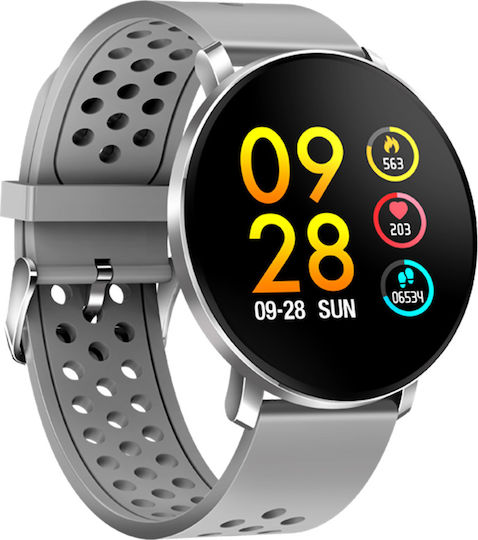 Denver SW-171 45mm Smartwatch with Heart Rate Monitor (Gray) view 3