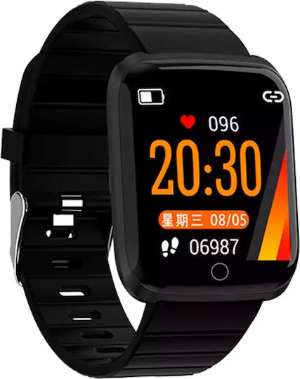 Denver SW-152 Smartwatch with Heart Rate Monitor (Black) view 3