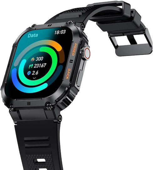 Aoke K57 Pro Smartwatch (Orange) view 8
