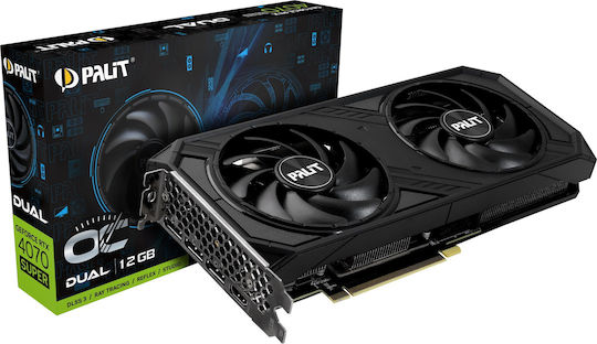 Palit GeForce RTX 4070 Super 12GB GDDR6X Dual OC Graphics Card view 3