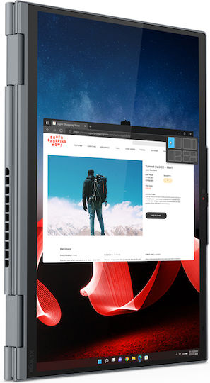 Lenovo ThinkPad X1 Yoga Gen 8 14" IPS FHD+ Touchscreen (i5-1345U/32GB/2TB SSD/W11 Pro) Storm Grey (US Keyboard) view 9