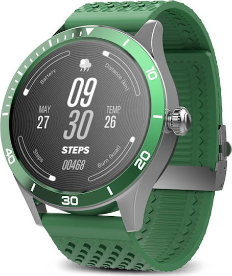 Forever ICON v2 AW-110 42mm Smartwatch with Heart Rate Monitor (Green) view 6
