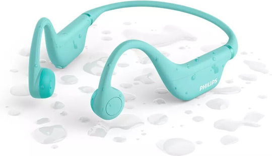 Philips TAK4607 Bone Conduction Bluetooth Handsfree Earphones with Sweat Resistance Green vista 3