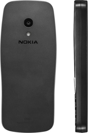 Nokia 3210 Dual SIM (125MB/125MB) Mobile with Buttons (English Menu) Grunge Black vue 5