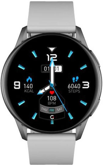 Obaku Strand Aluminium 40mm Smartwatch with Heart Rate Monitor (Gray)