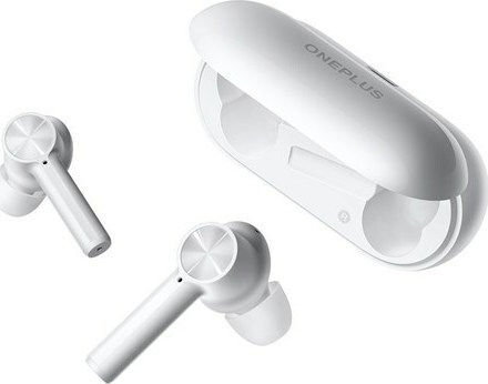 OnePlus Buds Z Bluetooth Handsfree Earphones with Sweat Resistance and Charging Case White