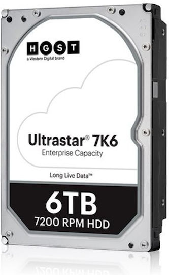 Hitachi 6TB HDD Hard Drive 3.5" SAS 3.0 7200rpm with 256MB Cache for Server HUS726T6TAL5204