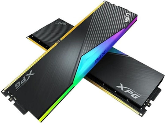 Adata XPG Lancer DDR5 64GB RAM with 2x32GB Modules and Speed 6400 for Desktop AX5U6400C3232G-DCLARBK view 1