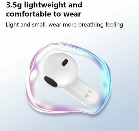 L88 In-ear Bluetooth Handsfree Earphones with Charging Case White view 3