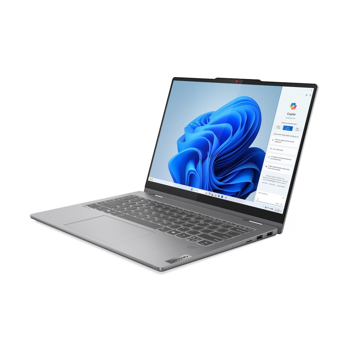 Lenovo IdeaPad 5 2-in-1 14IRU9 14" IPS Touchscreen (Core 5-120U/8GB/512GB SSD/W11 Home) Luna Grey (GR Keyboard) view 3