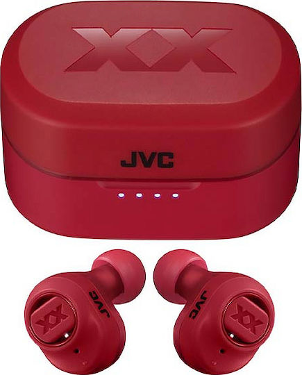 JVC HA-XC50T In-ear Bluetooth Handsfree Earphones with Charging Case Red