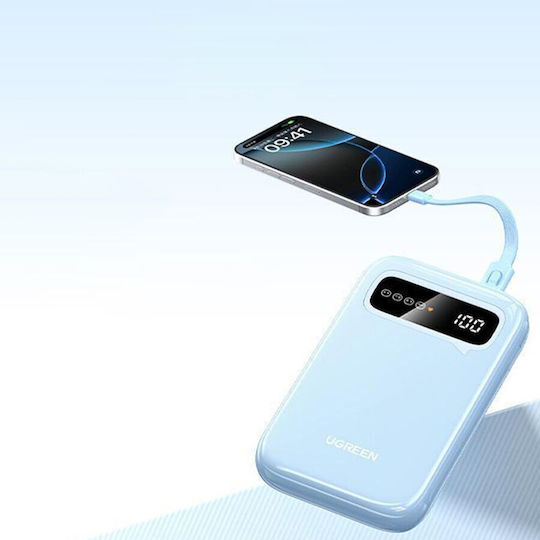 Ugreen PB522 Power Bank 10000mAh 20W with USB-C Port Power Delivery Blue view 5