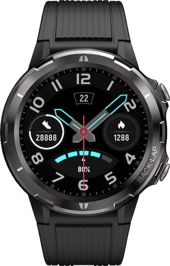 Jmsmart PJS0005N Smartwatch with Heart Rate Monitor (Black)