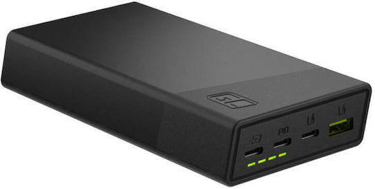 Green Cell Power Bank 20000mAh 18W with USB-A Port and 2 USB-C Ports Power Delivery / Quick Charge 2.0 / Quick Charge 3.0 Black vue 6