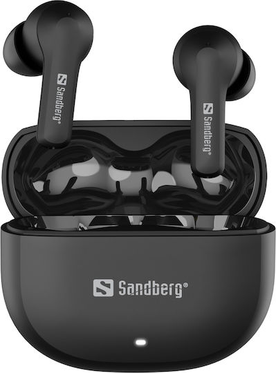 Sandberg Play'n Go In-ear Bluetooth Handsfree Earphones with Charging Case Black view 1
