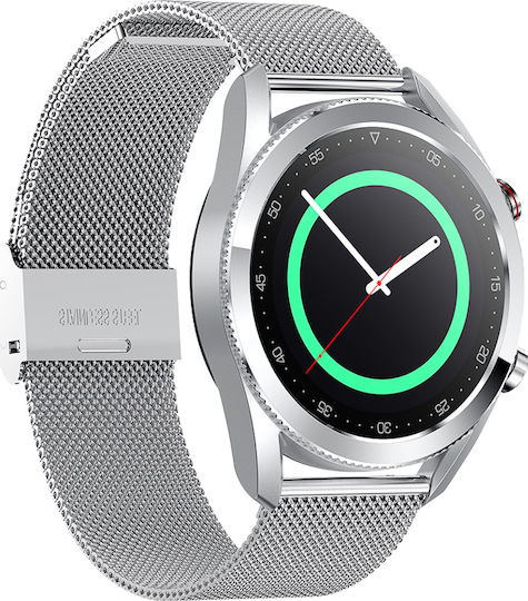 DAS.4 SL22 Smartwatch with Heart Rate Monitor (Silver) vue 2