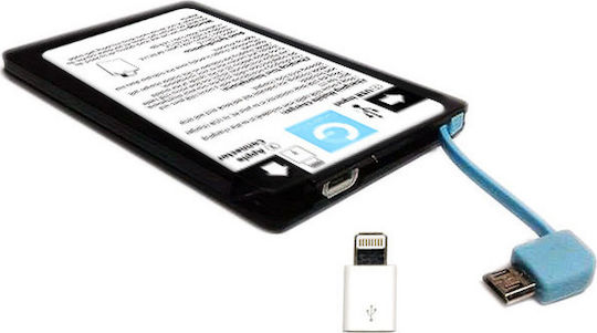 GRAB N GO GNG128 Power Bank 4000mAh with USB-A Port White vue 4