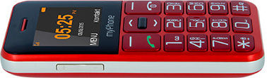 MyPhone Halo Easy Single SIM Mobile with Large Buttons (English Menu) Red view 3
