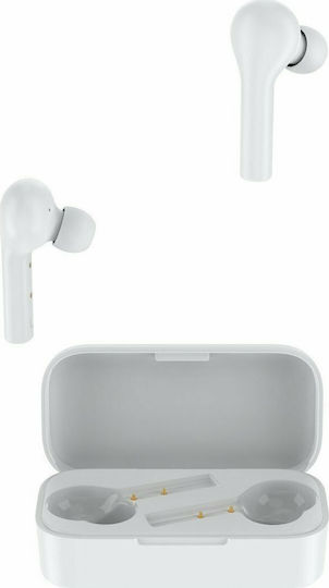 QCY T5 In-ear Bluetooth Handsfree Earphones with Charging Case White view 1
