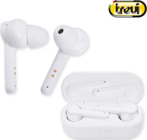Trevi HMP 12E07 Mini Air In-ear Bluetooth Handsfree Earphones with Charging Case White view 4