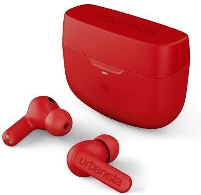 Urbanista Atlanta In-ear Bluetooth Handsfree Earphones with Sweat Resistance and Charging Case Scarlet Red view 9