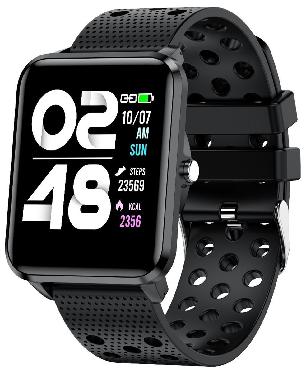 Bemi KIX-M Smartwatch with Heart Rate Monitor Black