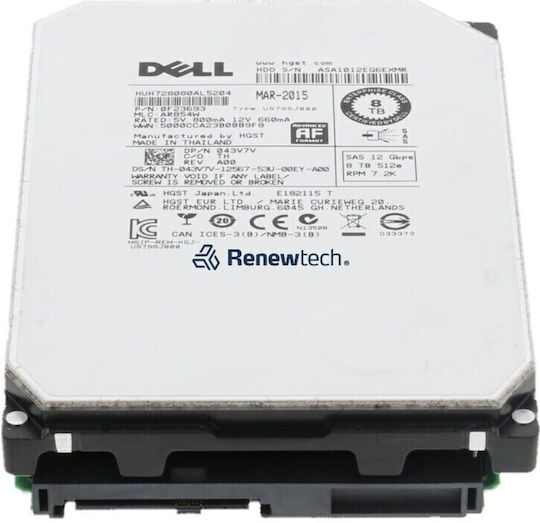 Dell 8TB HDD Hard Drive 3.5" SAS 3.0 7200rpm for NAS / Server 161-BBRX vista 4