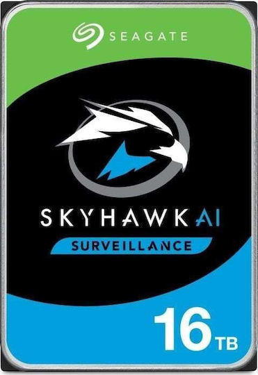 Seagate SkyHawk AI 16TB HDD Hard Drive 3.5" SATA III 7200rpm for Server ST16000VE004