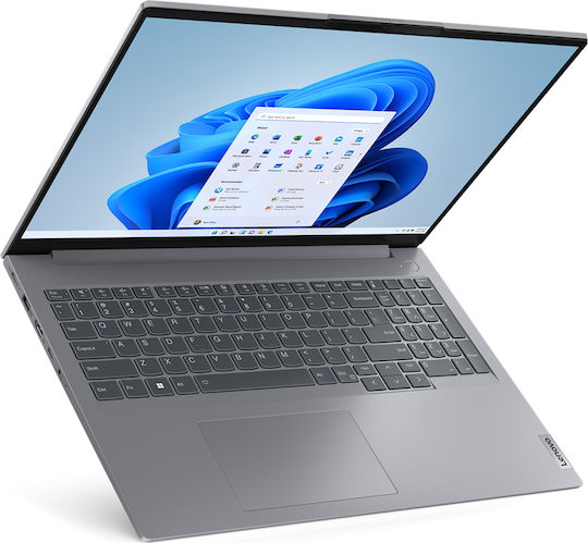 Lenovo ThinkBook 16 G6 IRL 16" IPS FHD+ (i7-13700H/16GB/512GB SSD + 16GB SSD/W11 Pro) Arctic Grey (International English Keyboard) view 2