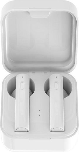Air 6 Earbud Bluetooth Handsfree Earphones with Charging Case White view 2