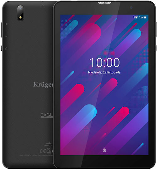 Kruger & Matz Eagle 806 4G 8" Tablet (3GB/32GB) Black view 1