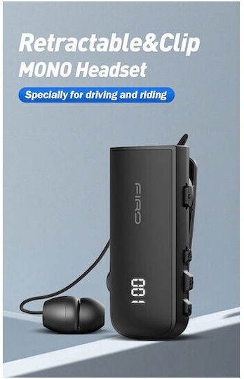 Firo H16 In-ear Bluetooth Handsfree Lapel Headset Black vista 4