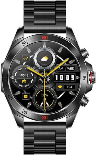 Aoke NX1 Pro Smartwatch with Heart Rate Monitor (Black) view 2