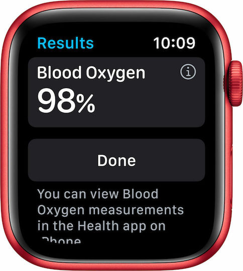 Apple Watch Series 6 Aluminium 44mm Waterproof with Heart Rate Monitor (Product Red) view 5