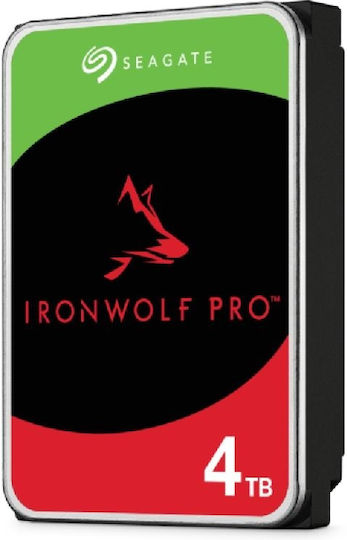 Seagate Ironwolf Pro 4TB HDD Hard Drive 3.5" SATA III 7200rpm with 256MB Cache for NAS ST4000NT001 view 4